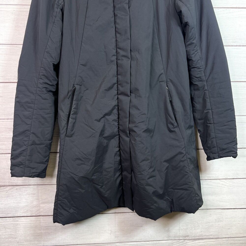 Ministry Of Supply Women’s Black Lightweight Long Puffer Jacket Size S - Picture 3 of 10